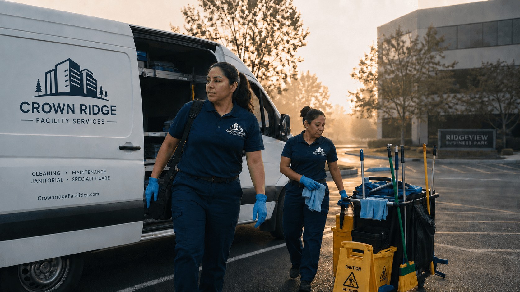 Crown Ridge Facility Services estate driveway maintenance