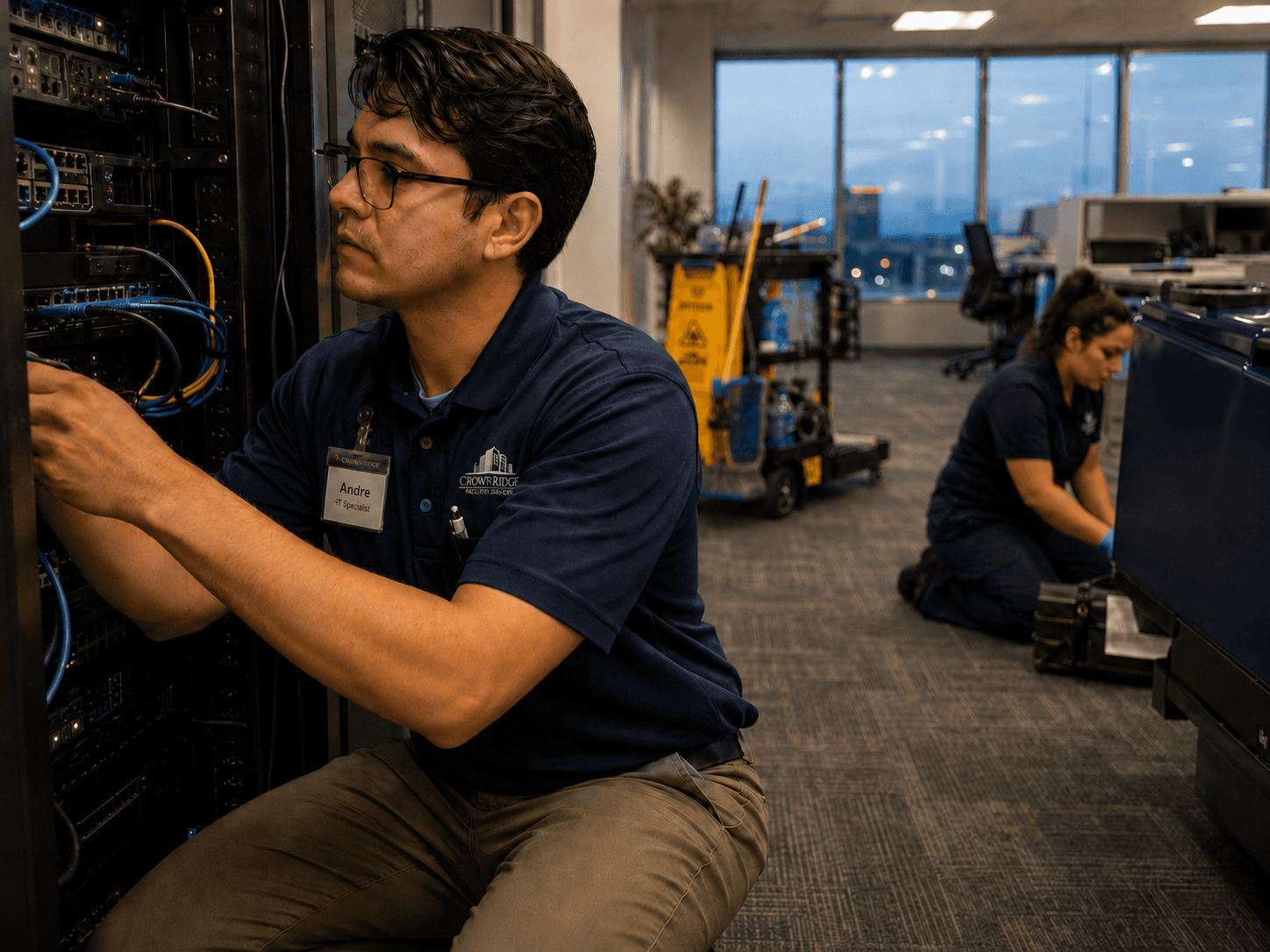 Crown Ridge Facility Services office administration — standards and training