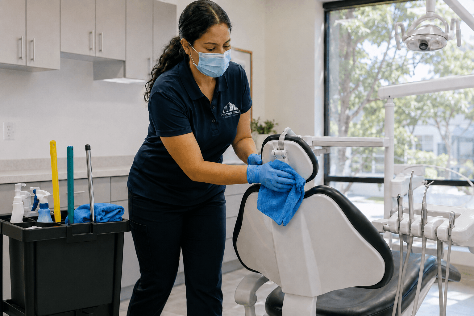 Crown Ridge Facility Services healthcare facility cleaning